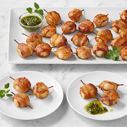 Bacon Wrapped Scallops, Set of 28