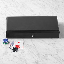 Mathis Leather Poker Set