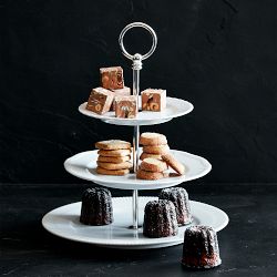 Pillivuyt Eclectique Porcelain 3-Tiered Stand