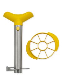 Stainless-Steel Pineapple Slicer &amp; Dicer
