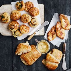 Williams Sonoma Mini Ham &amp; Cheese Croissants