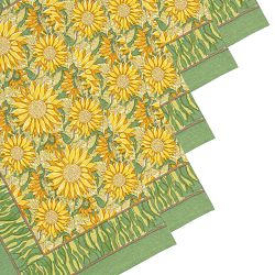 Couleur Nature Sunflower Napkins, Set of 6