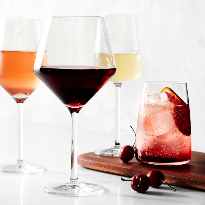 極美品✨SCHOTT ZWIESEL【高級】極厚REDglasbaseキャンドル Schott Zwiesel Sensa Stemless Wine Glasses | Williams Sonoma