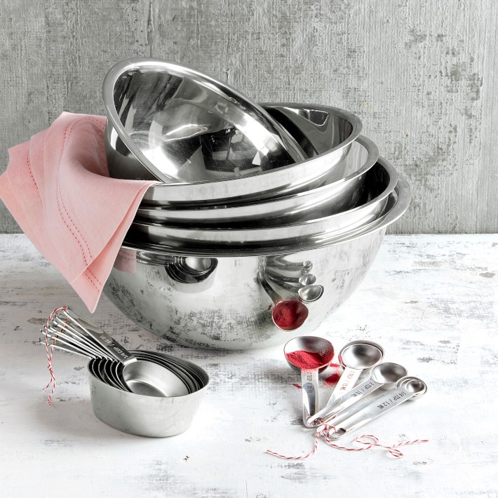 Stainless-Steel Restaurant Mixing Bowls | Williams Sonoma