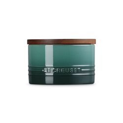 Le Creuset Signature Canister with Wood Lid