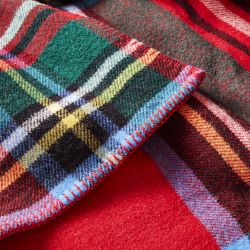 Alister Plaid Merino Wool Blanket