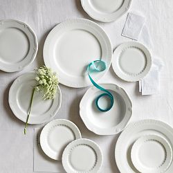 Pillivuyt Eclectique Porcelain Bread &amp; Butter Plates