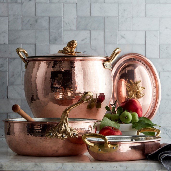 Ruffoni Historia Copper Covered Au Gratin Baking Dish with