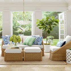 AERIN x Williams Sonoma Home East Hampton Outdoor Furniture Covers