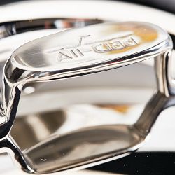 All-Clad D5® Brushed Stainless-Steel Covered Sauté Pan, 3-Qt.