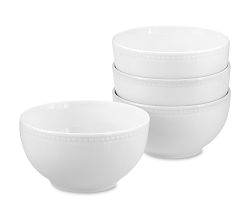 Apilco Beaded Hemstitch Cereal Bowls
