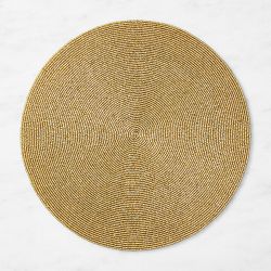 Beaded Round Placemats