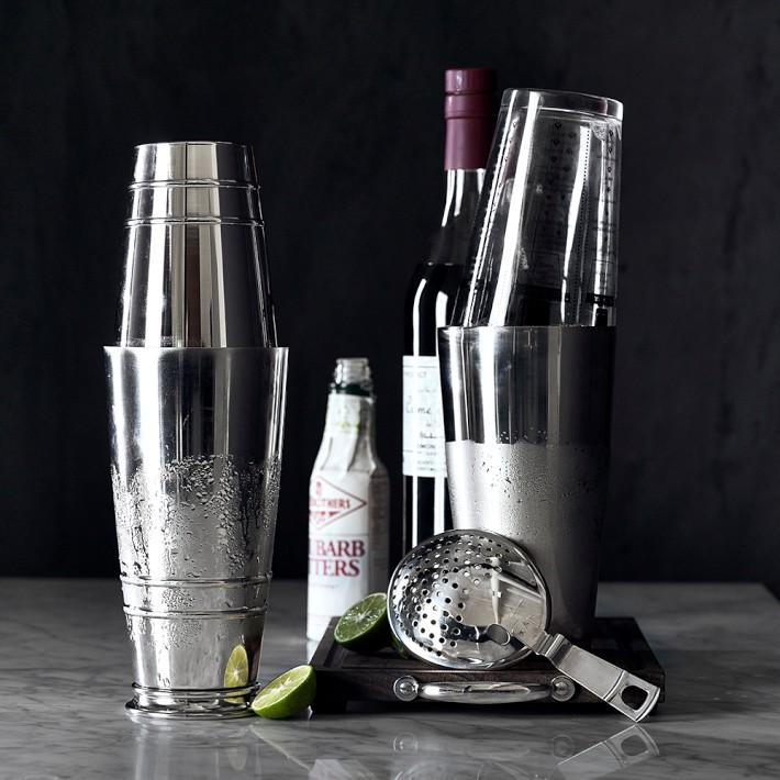 Double-Walled Boston Cocktail Shaker | Williams Sonoma