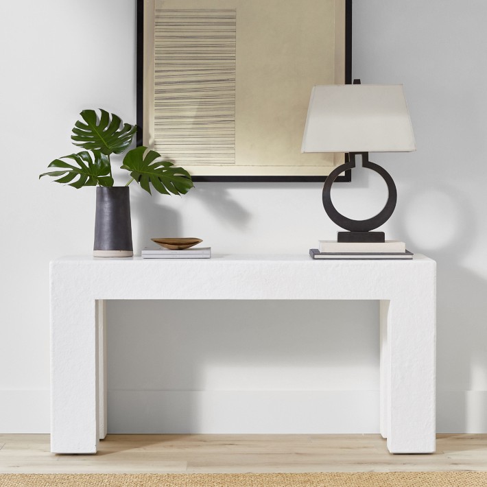 Matte White Console Table (60