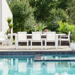 Santa Barbara Outdoor Metal Dining Side Chair