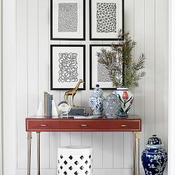 White Alabaster Slanted Bookends, Set of 2