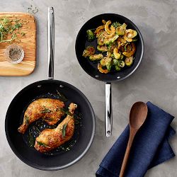 Williams Sonoma Signature Thermo-Clad™ Stainless-Steel Nonstick Fry Pan, Set of 2
