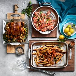 All-Clad Stainless-Steel Outdoor Roasting Pan