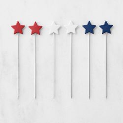 Americana Cocktail Picks, Set of 6