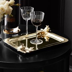 Amora Brass Tray