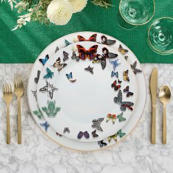 Christian Lacroix Butterfly Parade Dinner Plates, Set of 4