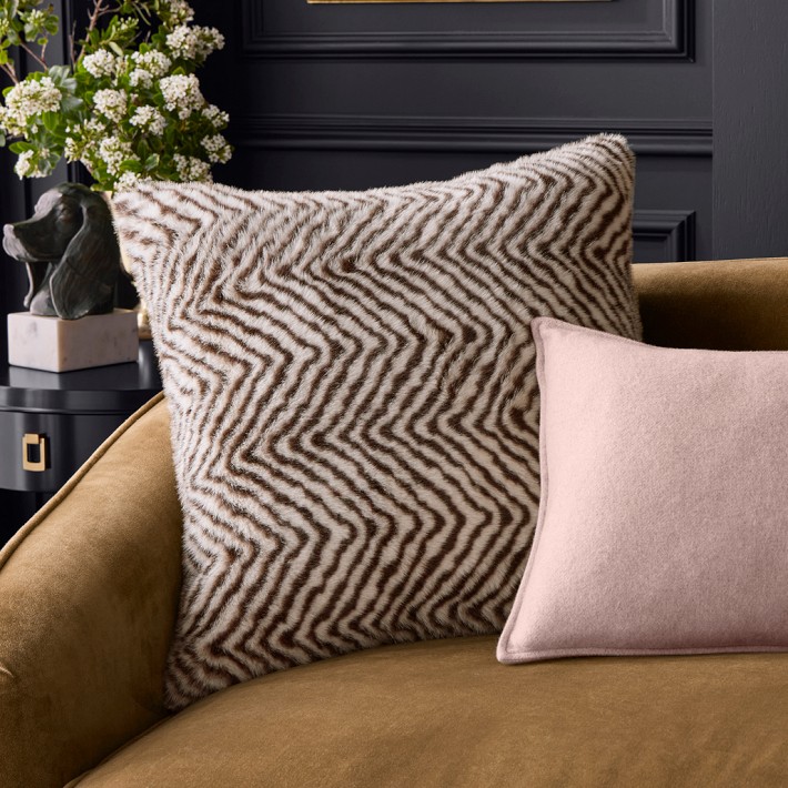 Faux Fur Animal Pillow Cover | Williams Sonoma