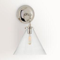 Scarlet Conical Sconce