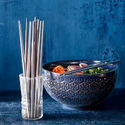 Williams Sonoma Stainless-Steel Chopsticks, Set of 4