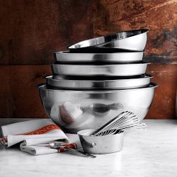 Stainless-Steel Restaurant Mixing Bowls