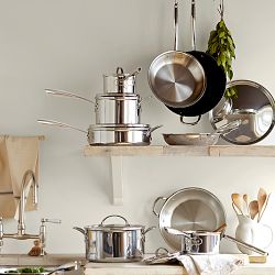 Williams Sonoma Signature Thermo-Clad™ Stainless-Steel Fry Pans