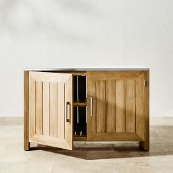 Larnaca Outdoor Teak 2-Door Cabinet (54.5")