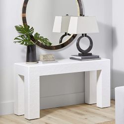 Matte White Console Table (60")