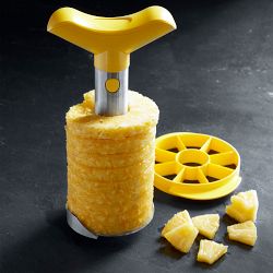Stainless-Steel Pineapple Slicer &amp; Dicer