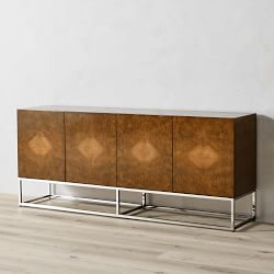 Wythe Burl Wood Double Console (72")