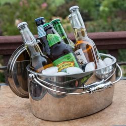 Crafthouse Oval Ice Bucket with Scoop Set