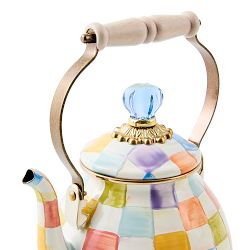 MacKenzie-Childs Confetti Check Tea Kettle, 2-Qt.
