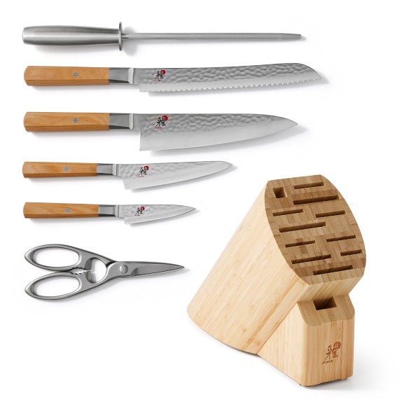 Miyabi Shiro Knife Block Set of 7 | Williams Sonoma