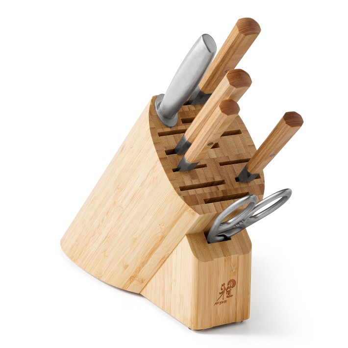 Miyabi Shiro Knife Block Set of 7 | Williams Sonoma