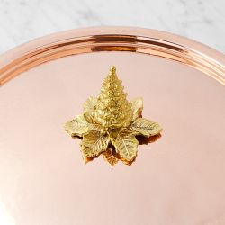 Ruffoni Historia Hammered Copper Chef's Braiser with Tree Knob, 4-Qt.