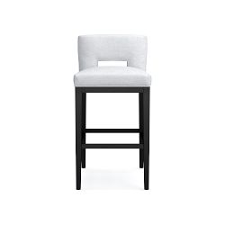 OPEN BOX: Saratoga Dining Bar Stool, Perennials Performance Basketweave, White