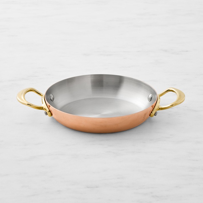 【美品】早物勝ちMatfer mauviel 銅鍋ブウジャ　28cm ソテーパン Mauviel M'150B Copper Oval Gratin Pan | Williams Sonoma
