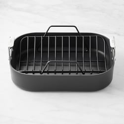 All-Clad HA1 Expert Hard Anodized Nonstick Roaster with Rack, 13" x 16"