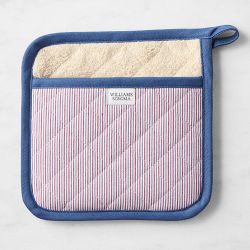 Williams Sonoma Heritage Stripe Potholder, Red & Blue