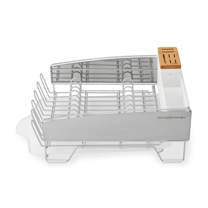 Williams Sonoma Compact Dish Rack, White