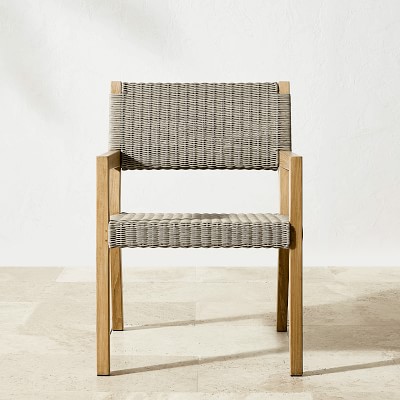 Larnaca Teak x All-Weather Weave Outdoor Dining Armchair