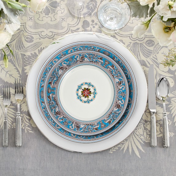 Florentine Turquoise Salad Plate | Williams Sonoma