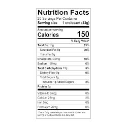 Galaxy Desserts® Ready-to-Bake Mini Croissants