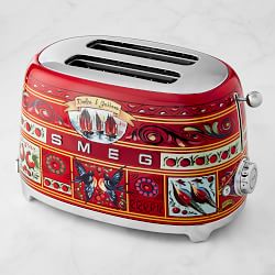 SMEG Dolce &amp; Gabbana 2-Slice Toaster, Sicily is My Love