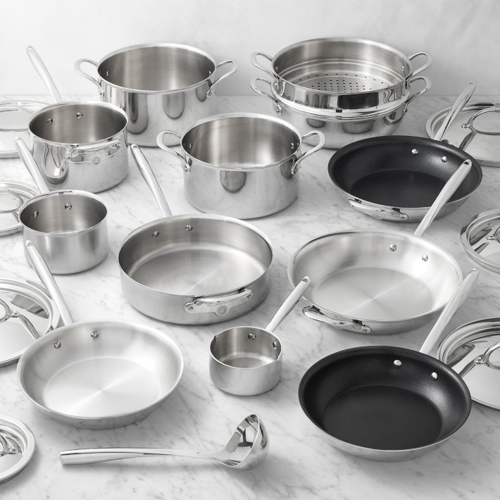 (最終お値下げ！)Williams Sonoma All-Clad 鍋　直径20 Williams Sonoma Signature Thermo-Clad 20-Piece Set | Williams Sonoma