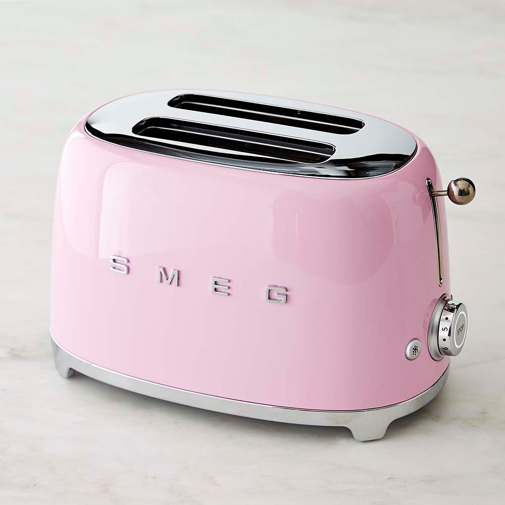 SMEG 2-Slice Toaster - Pink
